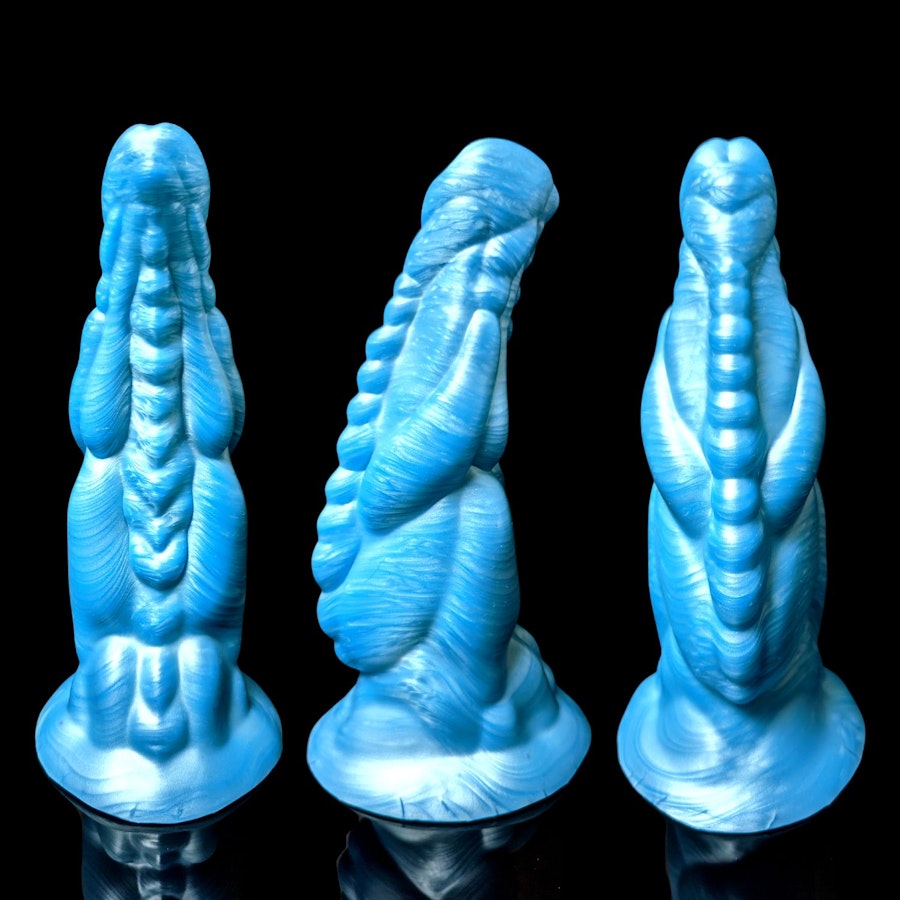 Xenu - Solid Color - Custom Fantasy Dildo - Silicone Alien Monster Style Sex Toy Image # 20456