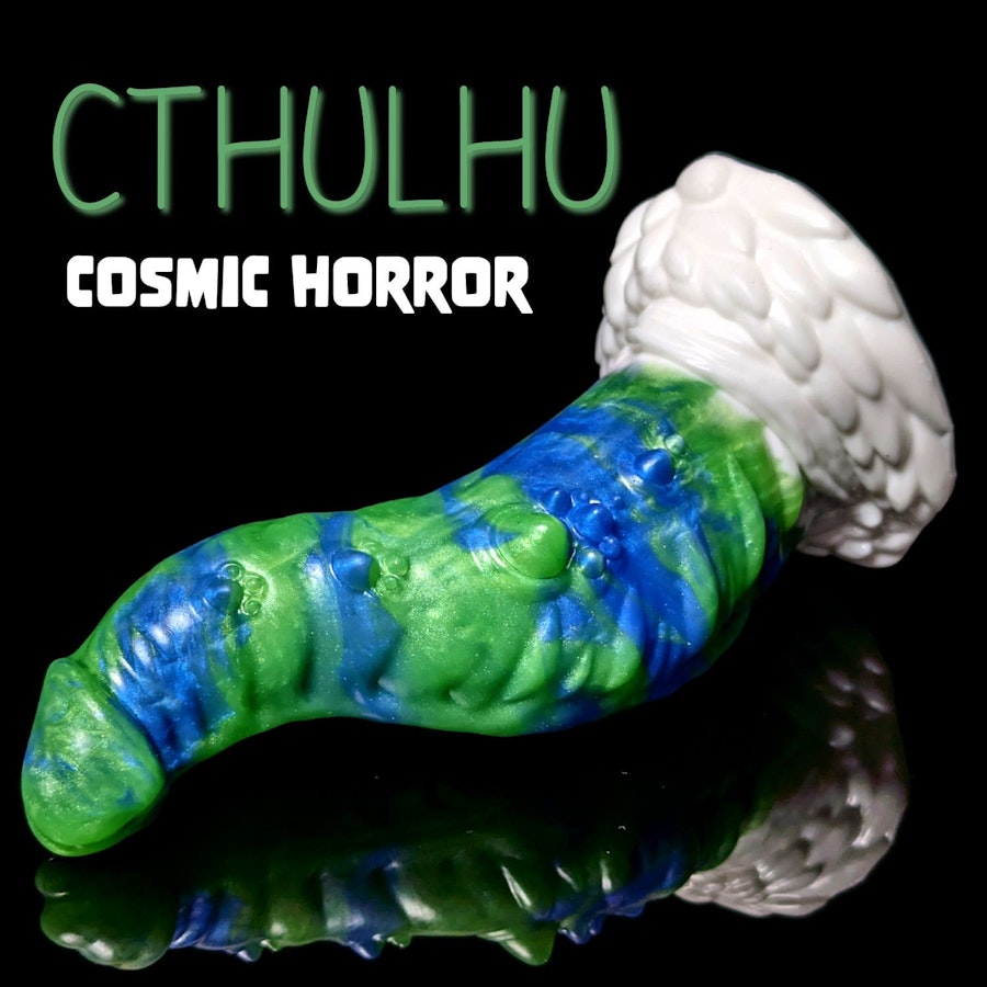 Cthulhu - Split Color - Custom Fantasy Dildo - Silicone Monster Style Sex Toy