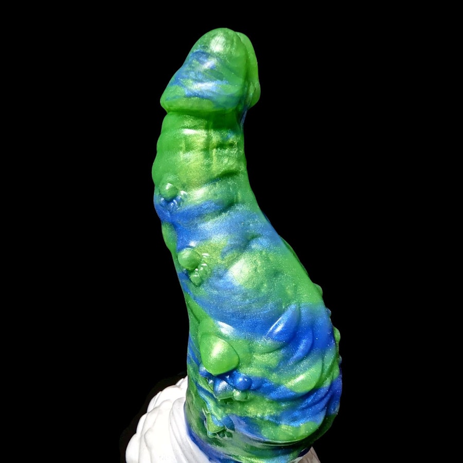 Cthulhu - Split Color - Custom Fantasy Dildo - Silicone Monster Style Sex Toy Image # 20363