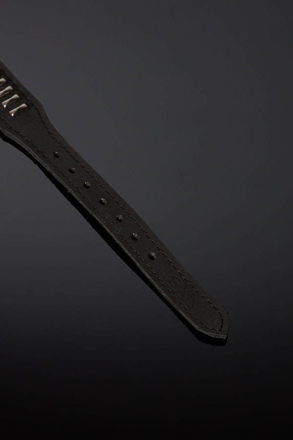 Vectes Nubuck Leather Slave Collar Image # 25514