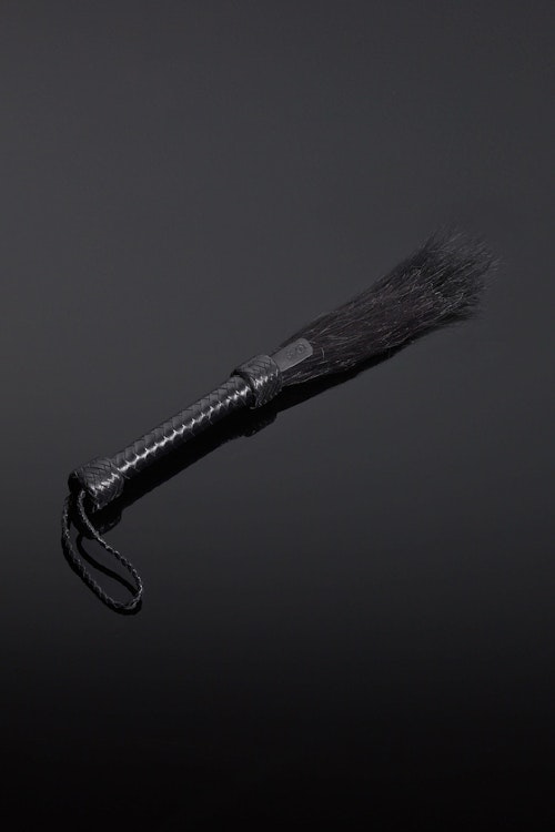 The Equi Horse Hair and Leather BDSM Flogger photo