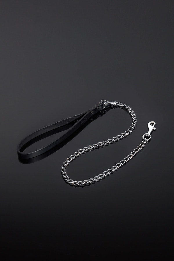 SXN Classic Leather and Chain BDSM Leash