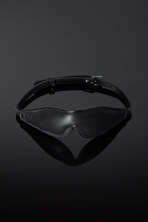 Noctis Padded Luxury Leather BDSM Blindfold photo