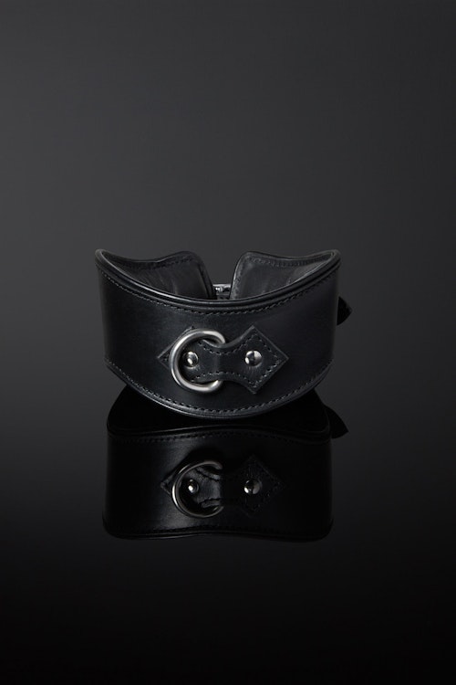 Servage Classic Leather Posture Collar - Low photo