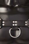 Audax Leather Chest Harness - Black Thumbnail # 25345