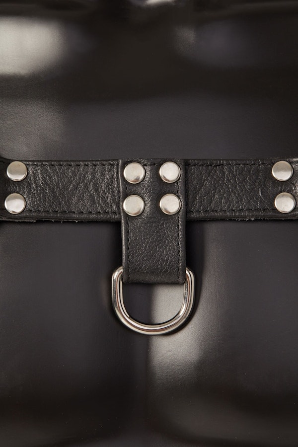 Classic Leather Chest Harness - Black Image # 25349
