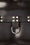 Classic Leather Chest Harness - Black Thumbnail # 25349