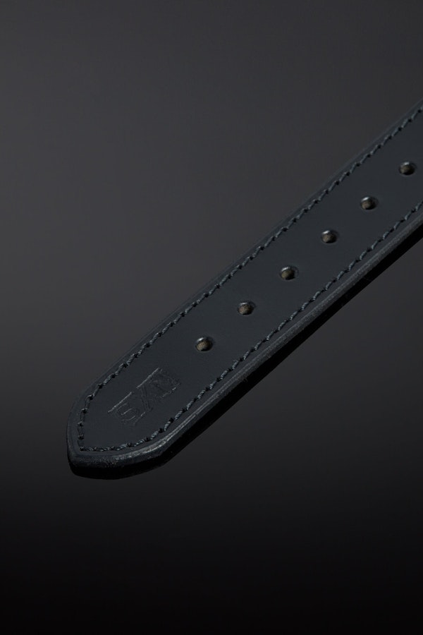 Pristinum Patent Leather Slave Collar - Black Image # 25398
