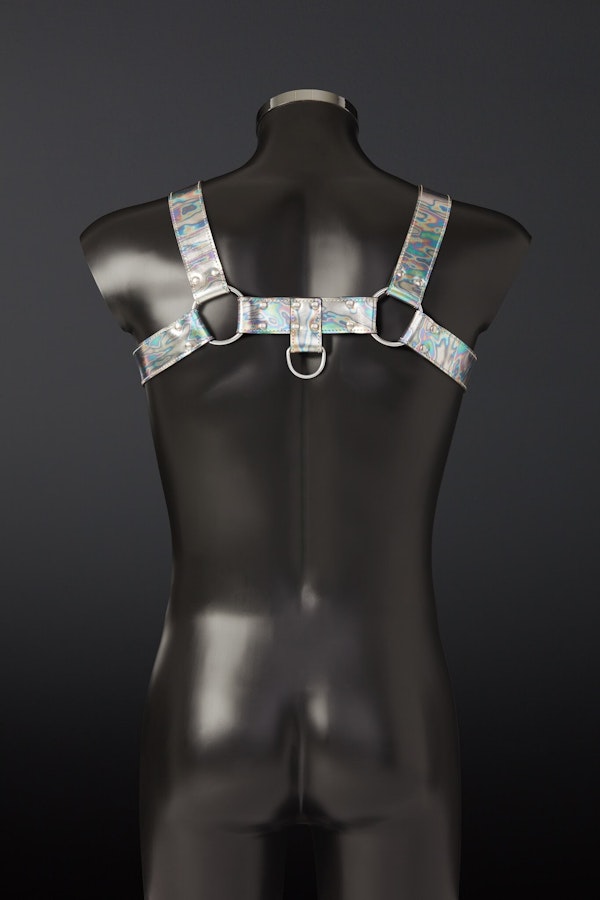 Psychedelia Leather Chest Harness Image # 25335
