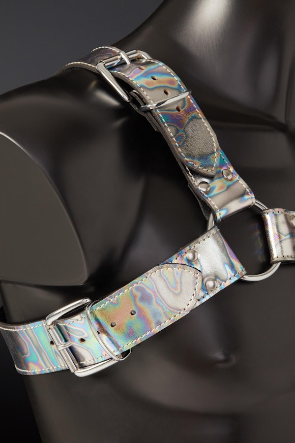 Psychedelia Leather Chest Harness Image # 25337
