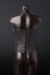 Classic Quin Five Zipper Leather Corset Thumbnail # 25470