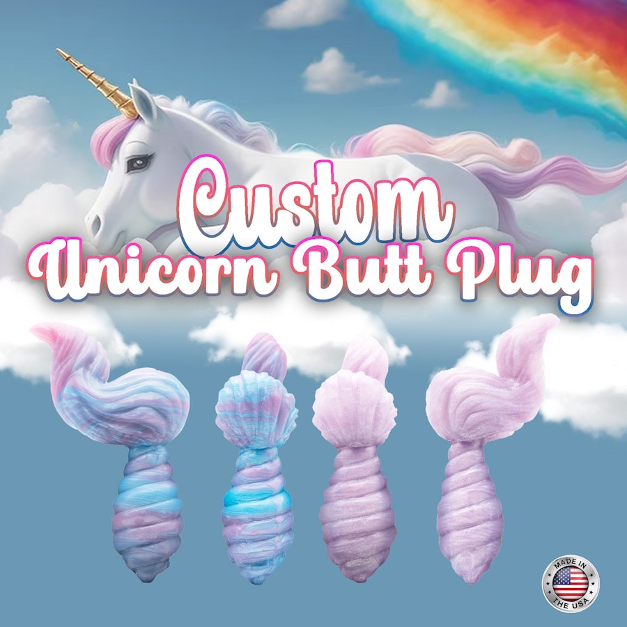 Custom Unicorn Tail Butt Plug