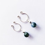 Non Piercing Nipple Rings with Jasper Dangles. MATURE. Intimate Body Jewelry for Women, Not Pierced. Thumbnail # 29021
