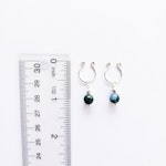 Non Piercing Nipple Rings with Jasper Dangles. MATURE. Intimate Body Jewelry for Women, Not Pierced. Thumbnail # 29019