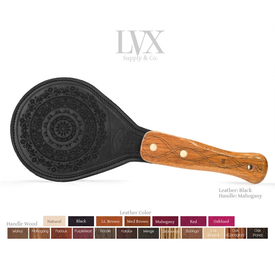 Leather Paddle for BDSM Spanking | BDSM Paddle Leather Impact Play, Submissive Fetish Gift for Dom Sub BDsM-gear | BDsM Toys by LVX Supply Image # 32512