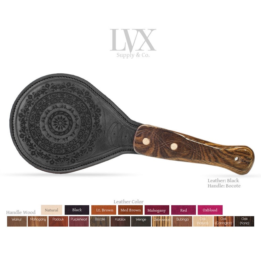 Leather Paddle for BDSM Spanking | BDSM Paddle Leather Impact Play, Submissive Fetish Gift for Dom Sub BDsM-gear | BDsM Toys by LVX Supply Image # 32510