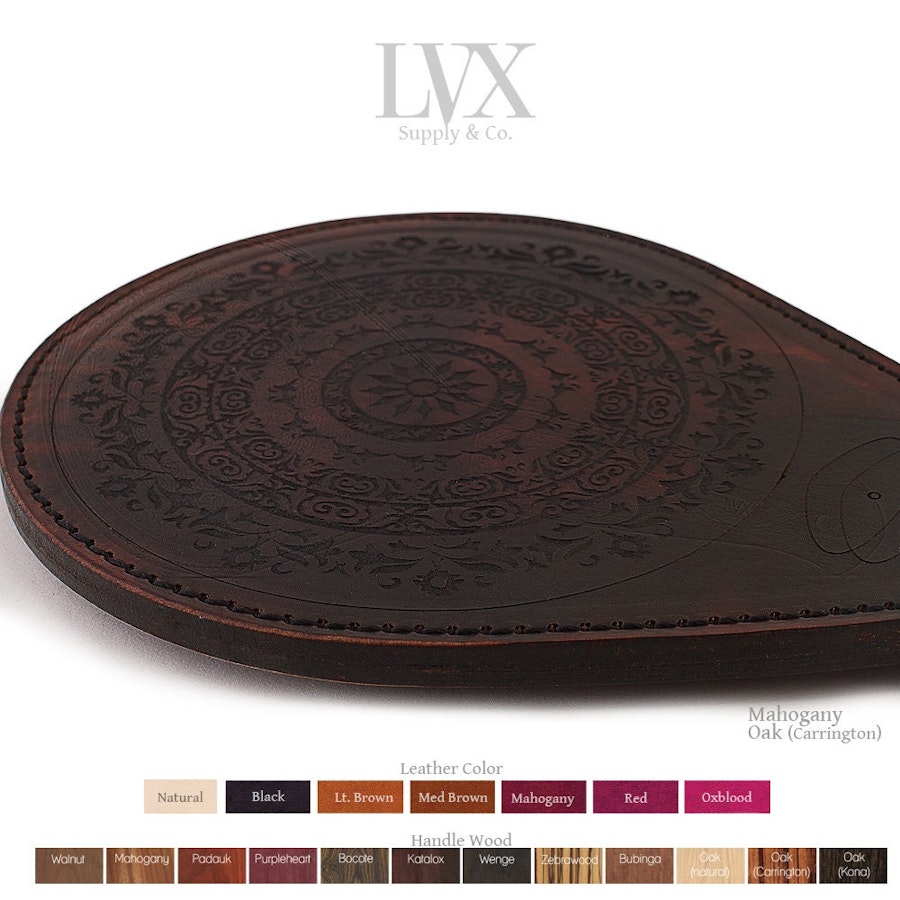 Leather Paddle for BDSM Spanking | BDSM Paddle Leather Impact Play, Submissive Fetish Gift for Dom Sub BDsM-gear | BDsM Toys by LVX Supply Image # 32513