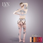 Leather Hip Harness BDSM Leg Thigh Harness DDLG FemDom Submissive Slave Restraints Fetish Wear Gear | Leather Bondage Harness by LVX Supply Thumbnail # 32278