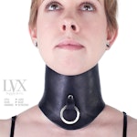 Molded Leather Posture Collar | Luxury Leather Choker for Men or Women | High Fashion Functional Posture Collar by LVX Supply Thumbnail # 32379