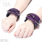 BDSM Cuffs | Padded Wrist Cuffs | Leather Bondage Handcuffs Ankle Cuffs | DDLG Femdom Submissive Slave Restraints | BDsM-gear by LVX Supply Thumbnail # 32296