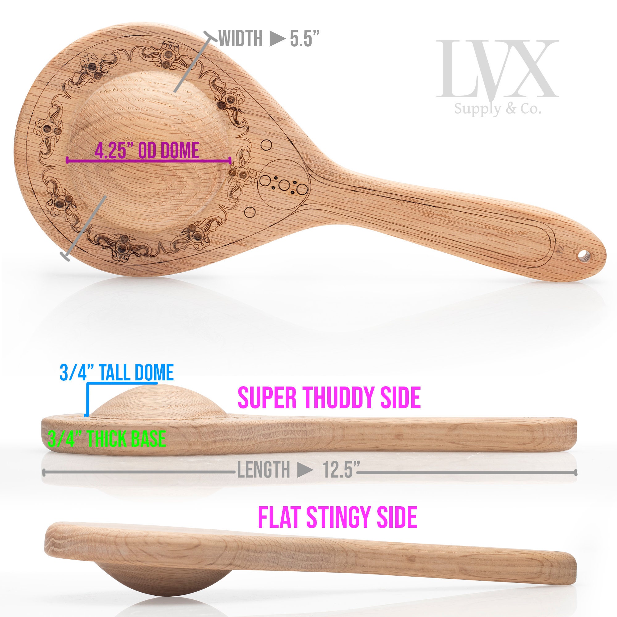 Mega Thuddy Dome BDSM Spanking Paddle DDlg Bondage bdsm-gear Slave Submissive Fetish bdsm toys femdom  | BDSM Paddle by LVX Supply photo