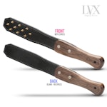 Studded Leather Spanking Paddle | Spiked Tawse Strap Paddle, Riding Crop, Spanking Belt, gear for submissive | BDSM Paddle by LVX Supply Thumbnail # 32284
