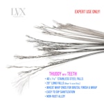 Extreme Steel BDSM Flogger | Bondage Spanking Whip Flogger | BDSM-Gear for Submissive DDlg Slave Blood Play | Thuddy Flogger by LVX Supply Thumbnail # 32586