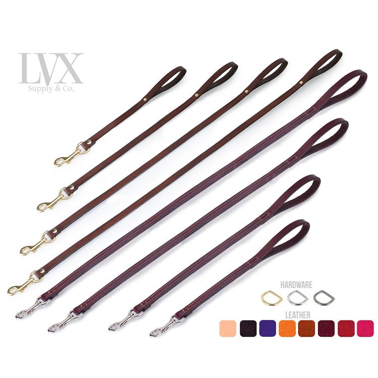 BDSM Leash & Lead | Leather Bondage Restraints | Pet Play DDlg Femdom Submissive Slave | LVX Supply photo