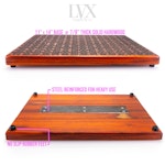 Ishidaki Board | Punishment Kneeling Board with Byzantine Pattern | BDSM Furniture for Submissives | Handmade Torture in USA by LVX Supply Thumbnail # 32325