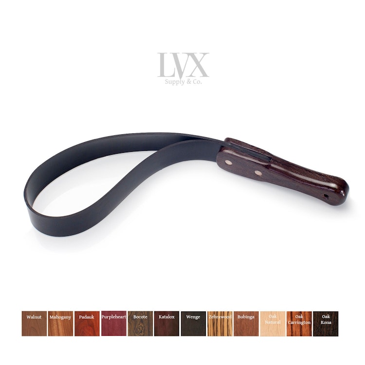 Vegan Strap Paddle | Tawse Slapper Riding Crop Spanking Belt Whip | Vegan BDSM Paddle by LVX Supply photo