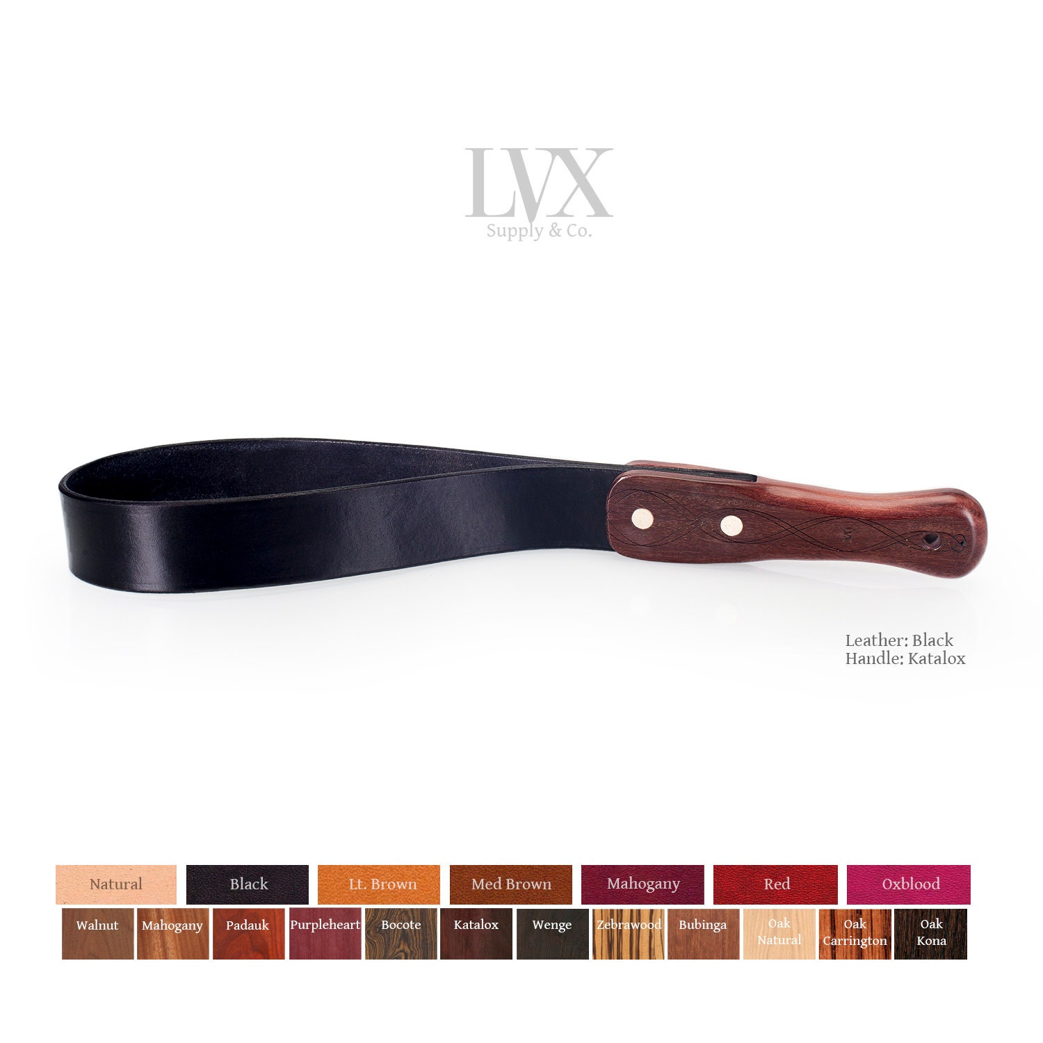 Leather Strap Paddle | Tawse Spanking Paddle, Long Riding Crop, Spanking Belt, BDsM toys for submissive | BDSM Leather Paddle by LVX Supply photo