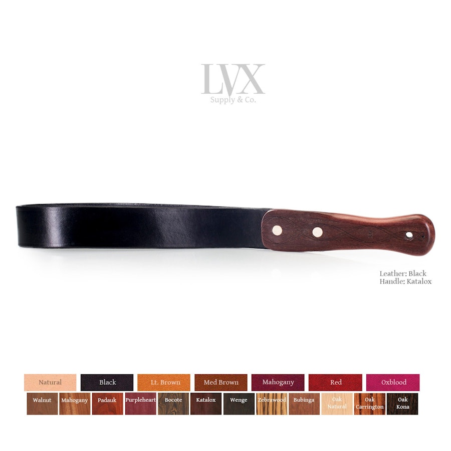 Leather Strap Paddle | Tawse Spanking Paddle, Long Riding Crop, Spanking Belt, BDsM toys for submissive | BDSM Leather Paddle by LVX Supply Image # 36118