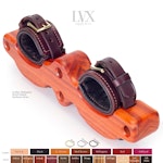 Padded Leather & Wood Stocks Bondage Cuffs BDSM Restraints DDlg FemDom Slave Submissive Dungeon  | BDSM Stocks by LVX Supply Thumbnail # 35311