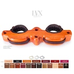 Padded Leather & Wood Stocks Bondage Cuffs BDSM Restraints DDlg FemDom Slave Submissive Dungeon  | BDSM Stocks by LVX Supply Thumbnail # 35310