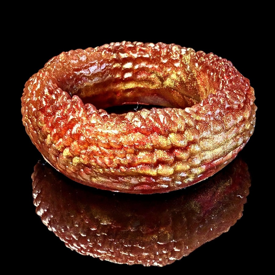 Dragon Skin - Blend Color - Custom Fantasy Cock Ring - Silicone Image # 34240