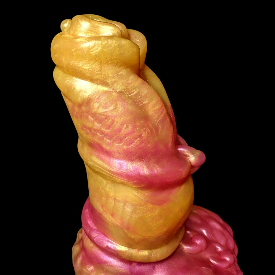 Sylenos - Blend Color - Custom Fantasy Dildo with Knot - Silicone Satyr Style Sex Toy Image # 34472