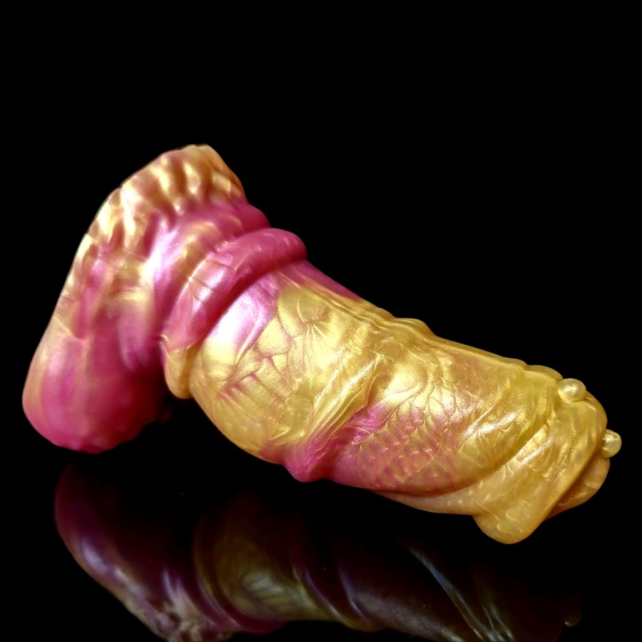 Sylenos - Blend Color - Custom Fantasy Dildo with Knot - Silicone Satyr Style Sex Toy Image # 34469