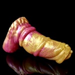 Sylenos - Blend Color - Custom Fantasy Dildo with Knot - Silicone Satyr Style Sex Toy Thumbnail # 34469