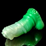 Sylenos - Fade Color - Custom Fantasy Dildo with Knot - Silicone Satyr Style Sex Toy Thumbnail # 34514