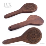Floral Spanking Paddle | Wood BDSM Paddle for DDLG Submissive Slave Punishment | Otk BDsM toys | Impact by LVX Supply Thumbnail # 34943