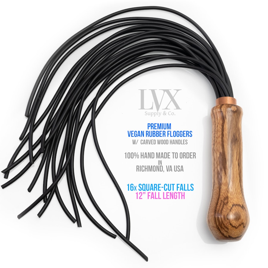 Intense BDSM Flogger | BDSM Whip Spanking Paddle | Femdom Submissive Slave Ddlg Toys | Vegan Flogger by LVX Supply Image # 34735