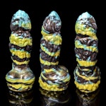Magmis - Marble Color - Custom Fantasy Dildo - Silicone Monster Sex Toy Thumbnail # 34407