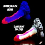 Stardust - Signature Color - Custom Fantasy Dildo with Knot - Silicone Horse Cock Sex Toy Thumbnail # 34625