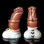 Sylenos - Signature Color - Custom Fantasy Dildo with Knot - Silicone Satyr Style Sex Toy Thumbnail # 34531