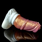 Sylenos - Signature Color - Custom Fantasy Dildo with Knot - Silicone Satyr Style Sex Toy Thumbnail # 34529