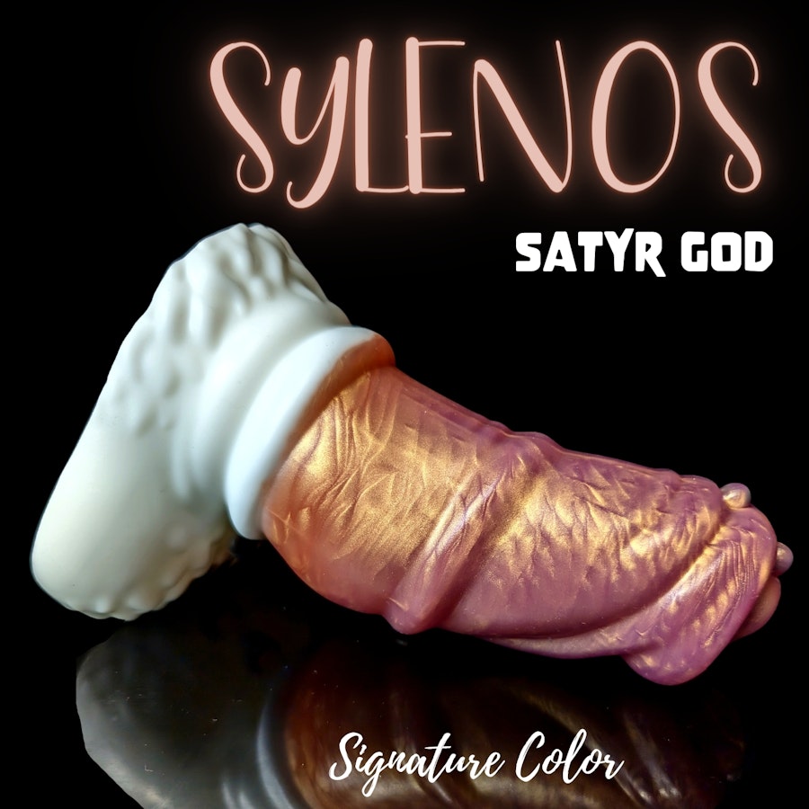 Sylenos - Signature Color - Custom Fantasy Dildo with Knot - Silicone Satyr Style Sex Toy