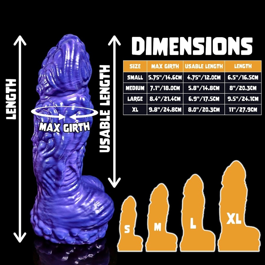 Magmis - Solid Color - Custom Fantasy Dildo - Silicone Monster Sex Toy Image # 34359
