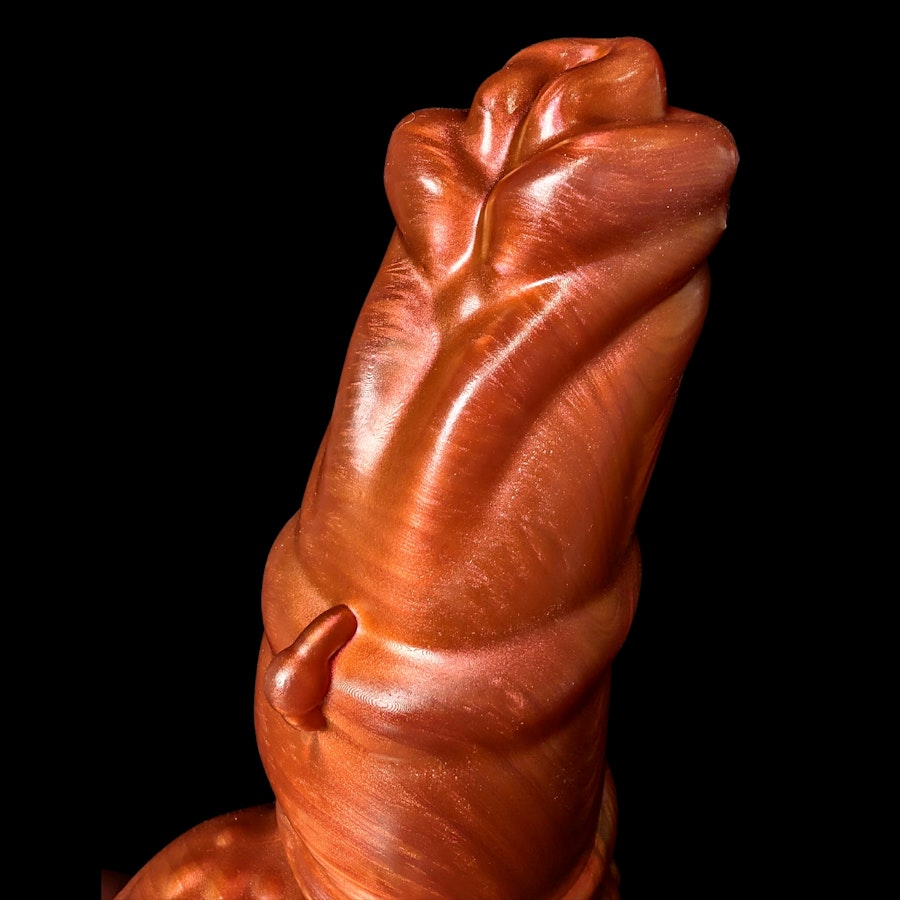 Sylenos - Solid Color - Custom Fantasy Dildo with Knot - Silicone Satyr Style Sex Toy Image # 34455