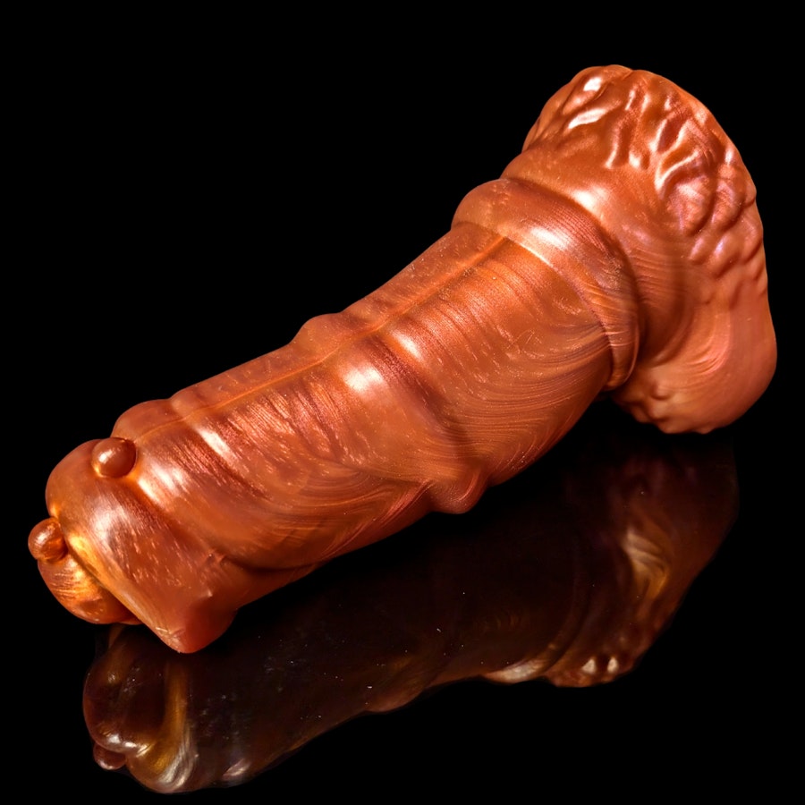 Sylenos - Solid Color - Custom Fantasy Dildo with Knot - Silicone Satyr Style Sex Toy Image # 34450