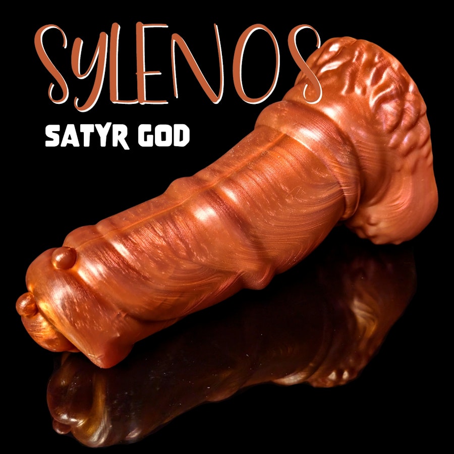 Sylenos - Solid Color - Custom Fantasy Dildo with Knot - Silicone Satyr Style Sex Toy